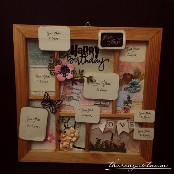 Khung Hình Handmade 40*40cm mẫu 4